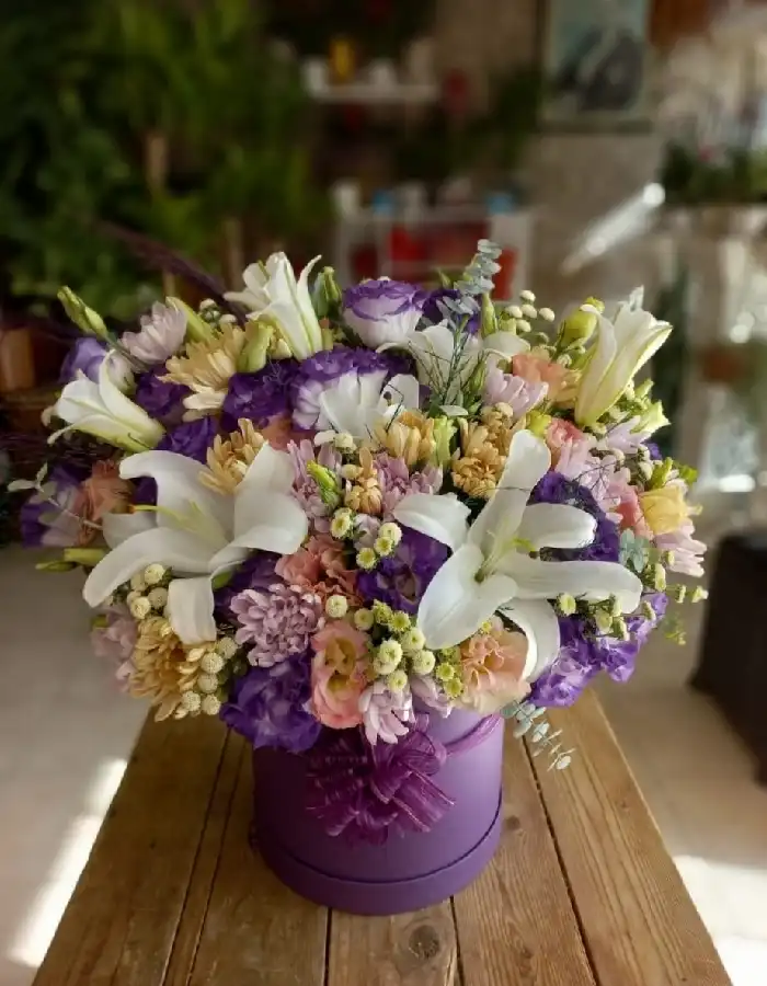 Mevsim Çiçekleri Aranjmanı